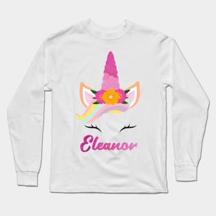 Name eleanor unicorn lover Long Sleeve T-Shirt